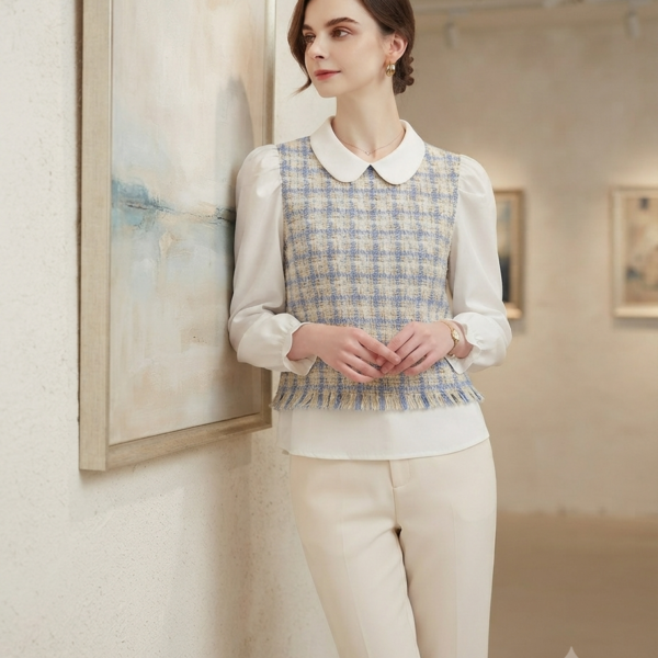 Women's Comfortable Casual Long Sleeve Shirt, WTP-006