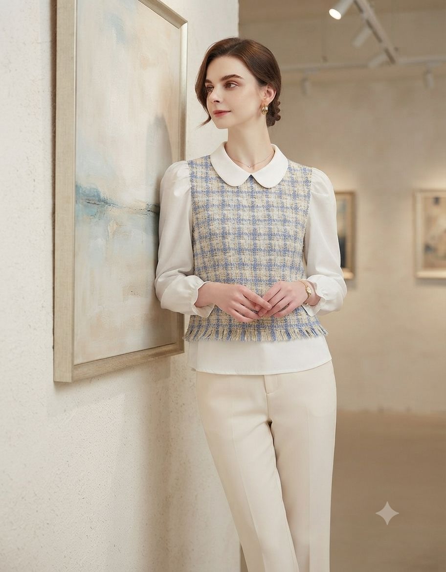 Women's Comfortable Casual Long Sleeve Shirt, WTP-006