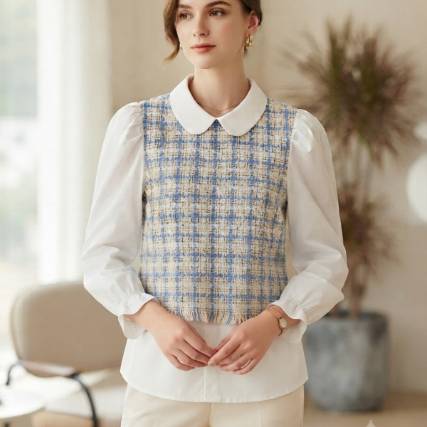 Women's Comfortable Casual Long Sleeve Shirt, WTP-006