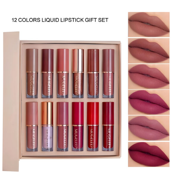 12pcs Lip Gloss Set Makeup, WMU-003