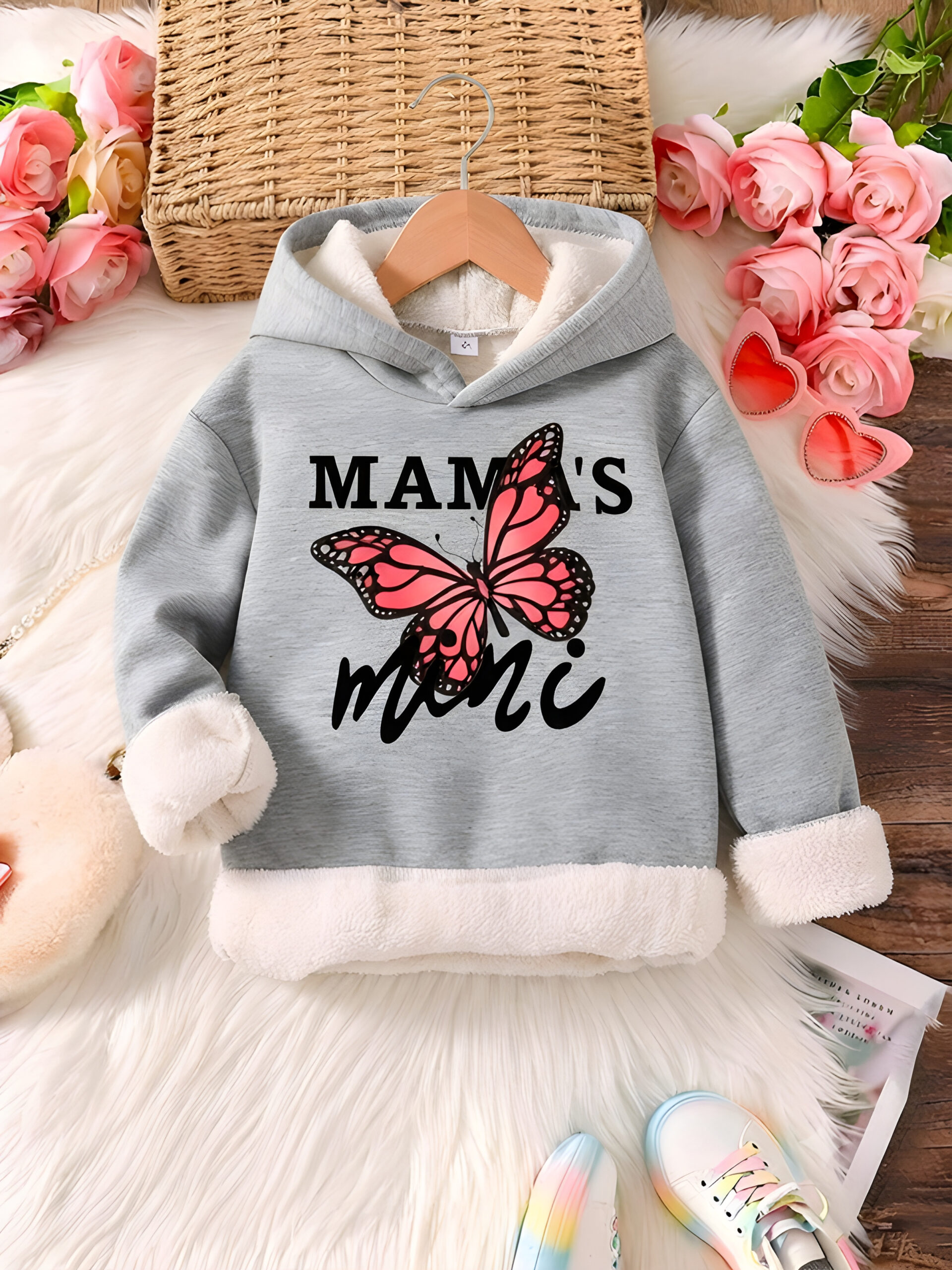 62c58779-2e6d-4fbf-ab72-271328cd9fac Toddler Cartoon Pattern Print Warm Hoodie, KTP-002