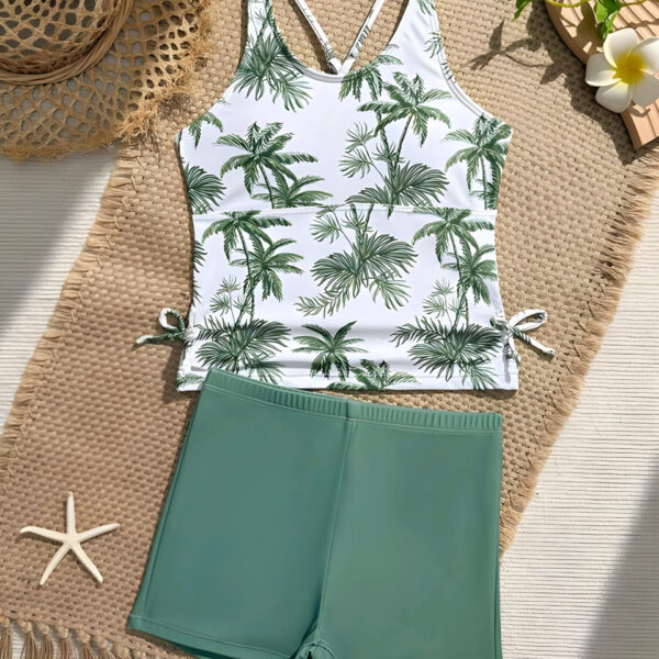 Tween Girls' Casual Everyday Swimwear, Random Print Design Girls  Kids, KSW-008