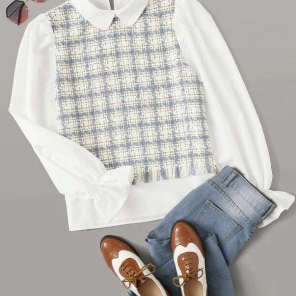 Women's Comfortable Casual Long Sleeve Shirt, WTP-006