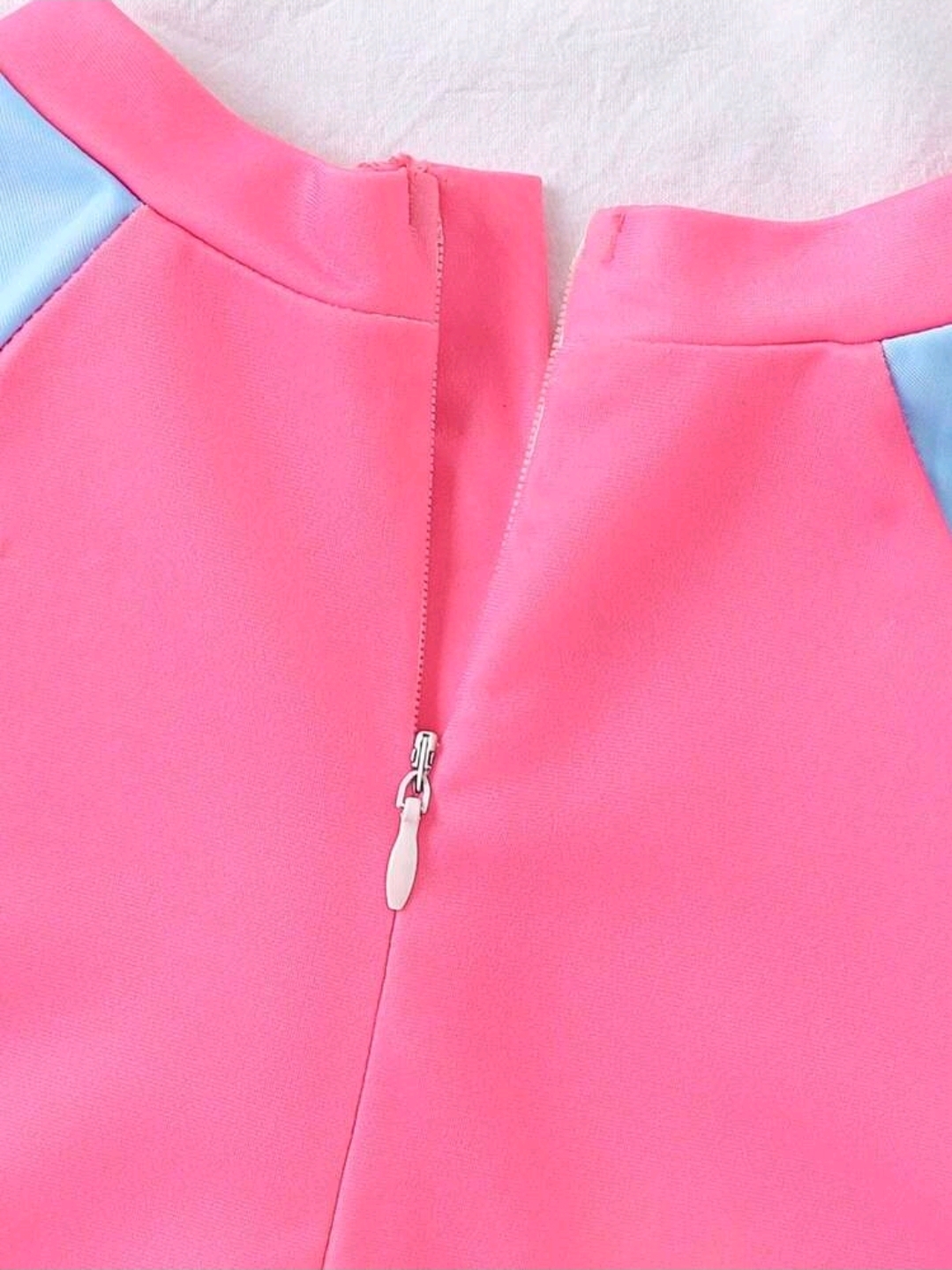 Young Girls Color Pink & Blue, Crown, Flamingo, Sleeve One-Piece Jumpsuit, KSW-0012