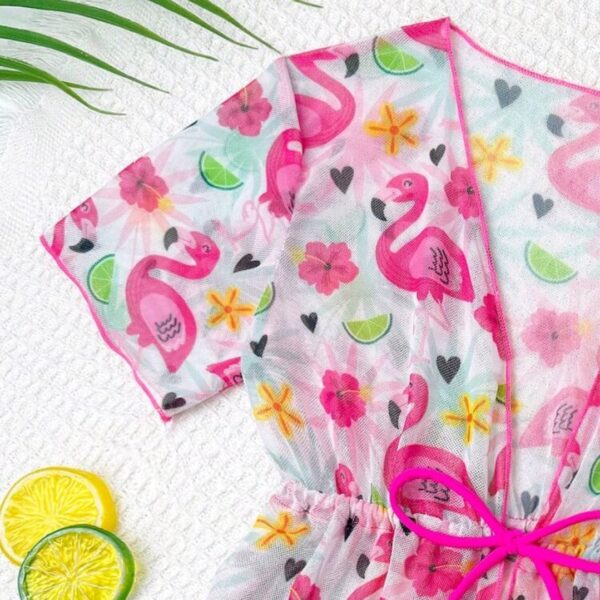 GraphicGems 3pcs/Set Young Girls Swimwear SetKids, KSW-0019