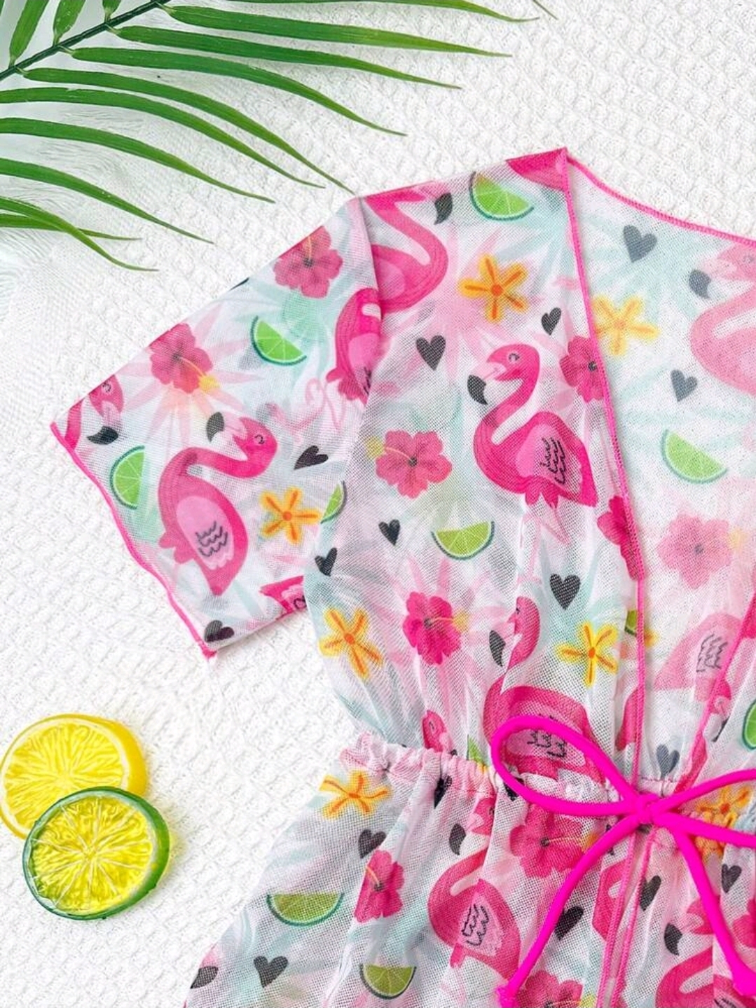 GraphicGems 3pcs/Set Young Girls Swimwear SetKids, KSW-0019