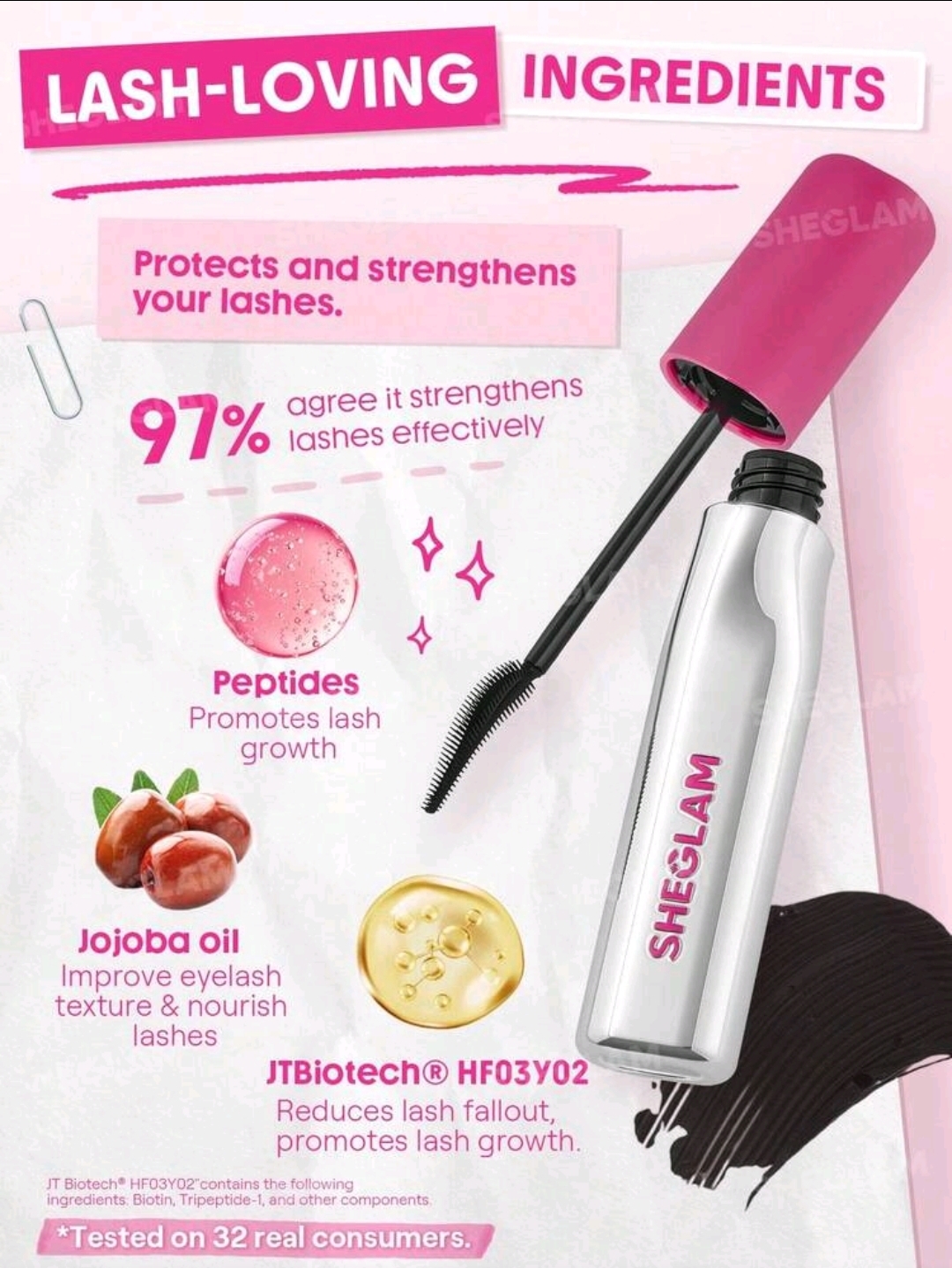 SHEGLAM Lashlighter up & out Mascara Makeup, WMU-002