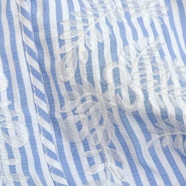 Blue And White Striped Shirt, WTP-001