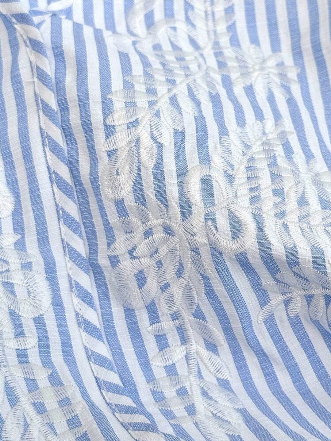 Blue And White Striped Shirt, WTP-001