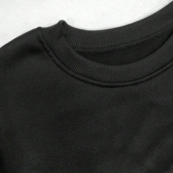 Round Neck Drop Shoulder Long Sleeve, WTP-003