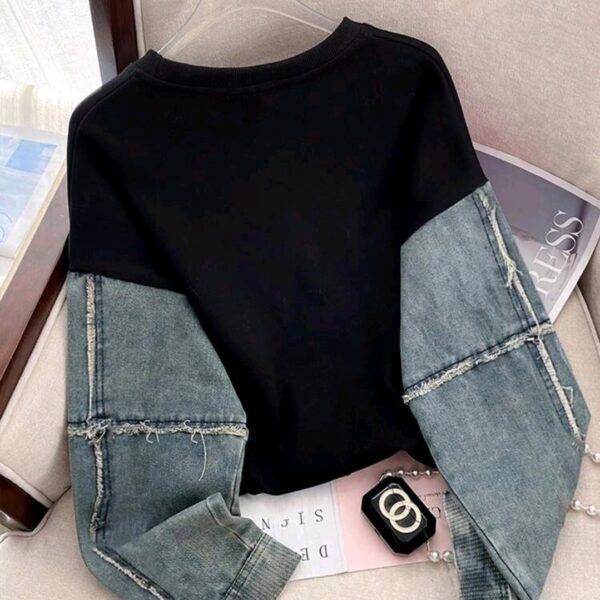 Round Neck Drop Shoulder Long Sleeve, WTP-003