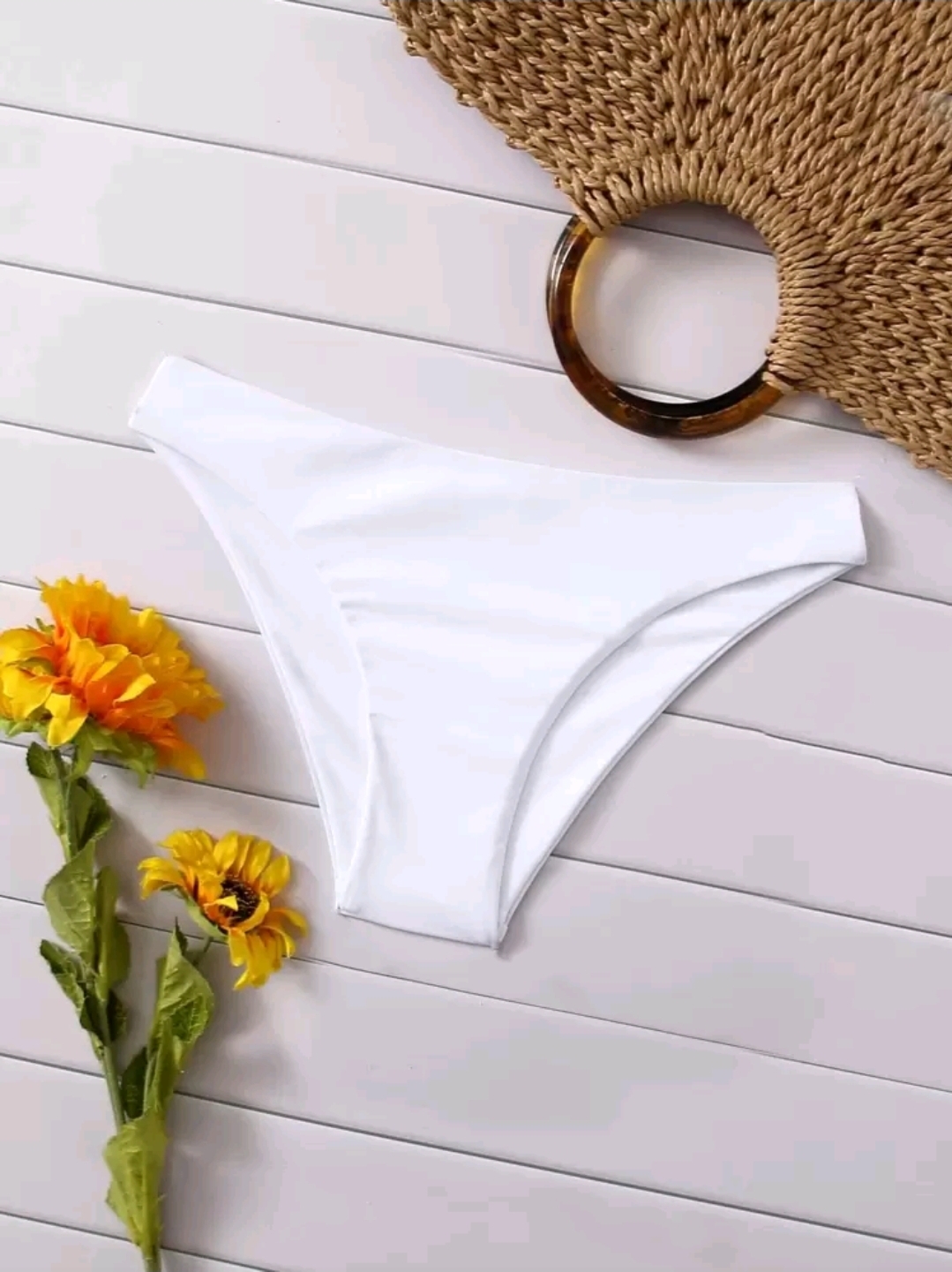 Basics Summer Beach Solid Bikini Panty WSW-0014