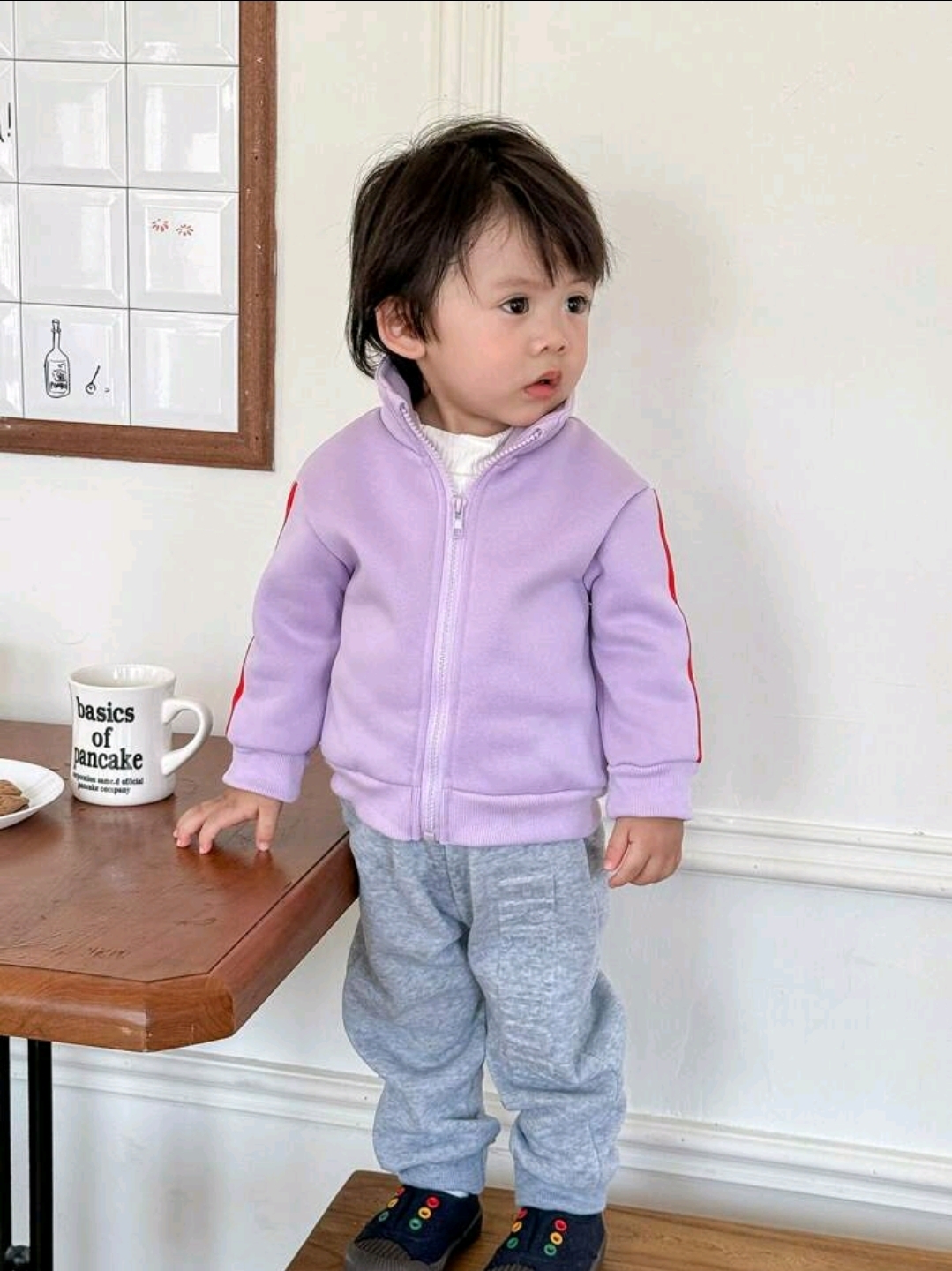 Baby Boy Zippered Jacket, KTP-004