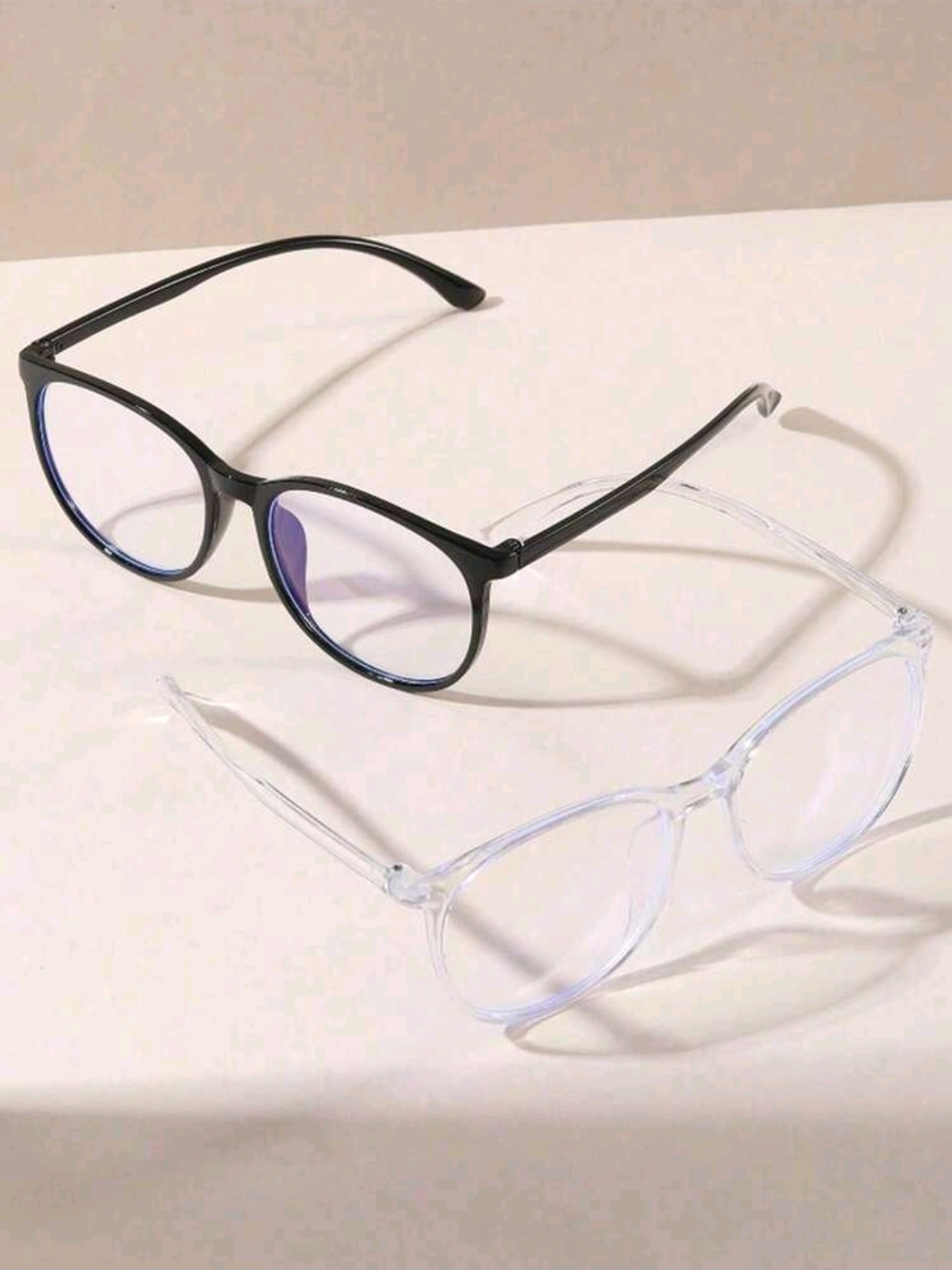 2 Pics Of Oversized Fashion Glasses-Korean-Style Glasses, WAC-0011