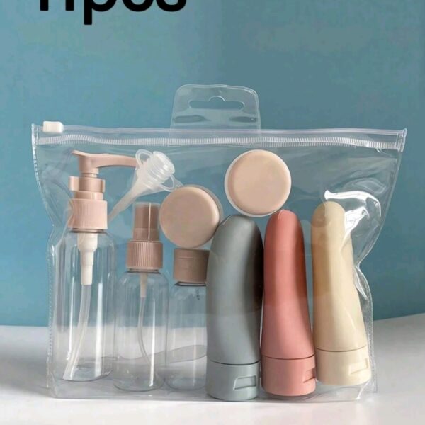 11pcs/Set Travel Cosmetic Lotion Refillable Bottle Set , WAC-0016