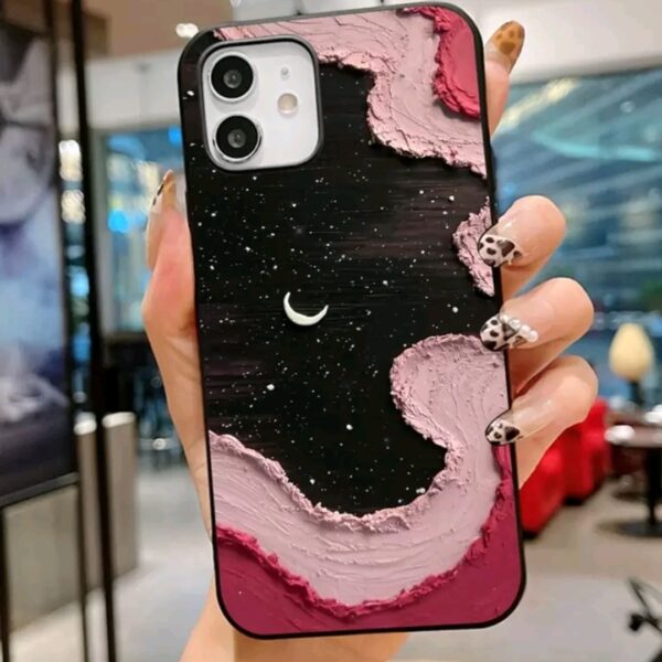 Moon Pattern Phone Case,  WAC-0017