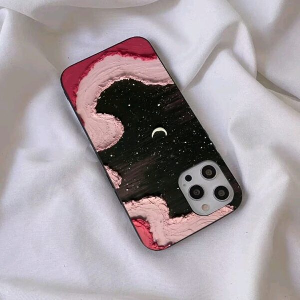 Moon Pattern Phone Case,  WAC-0017