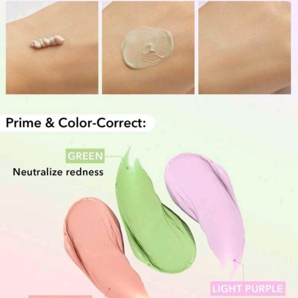 SHEGLAM Triple Threat Correcting Primer 3 In 1 Color Makeup, WMU-008