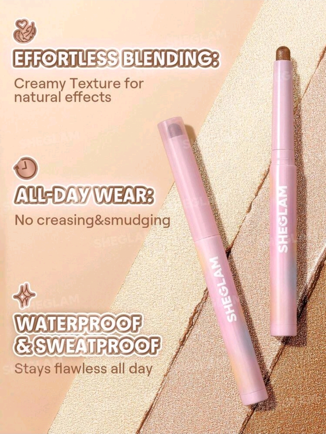 SHEGLAM Creamsicle Eyeshadow Stick-Lush Makeup, WMU-009