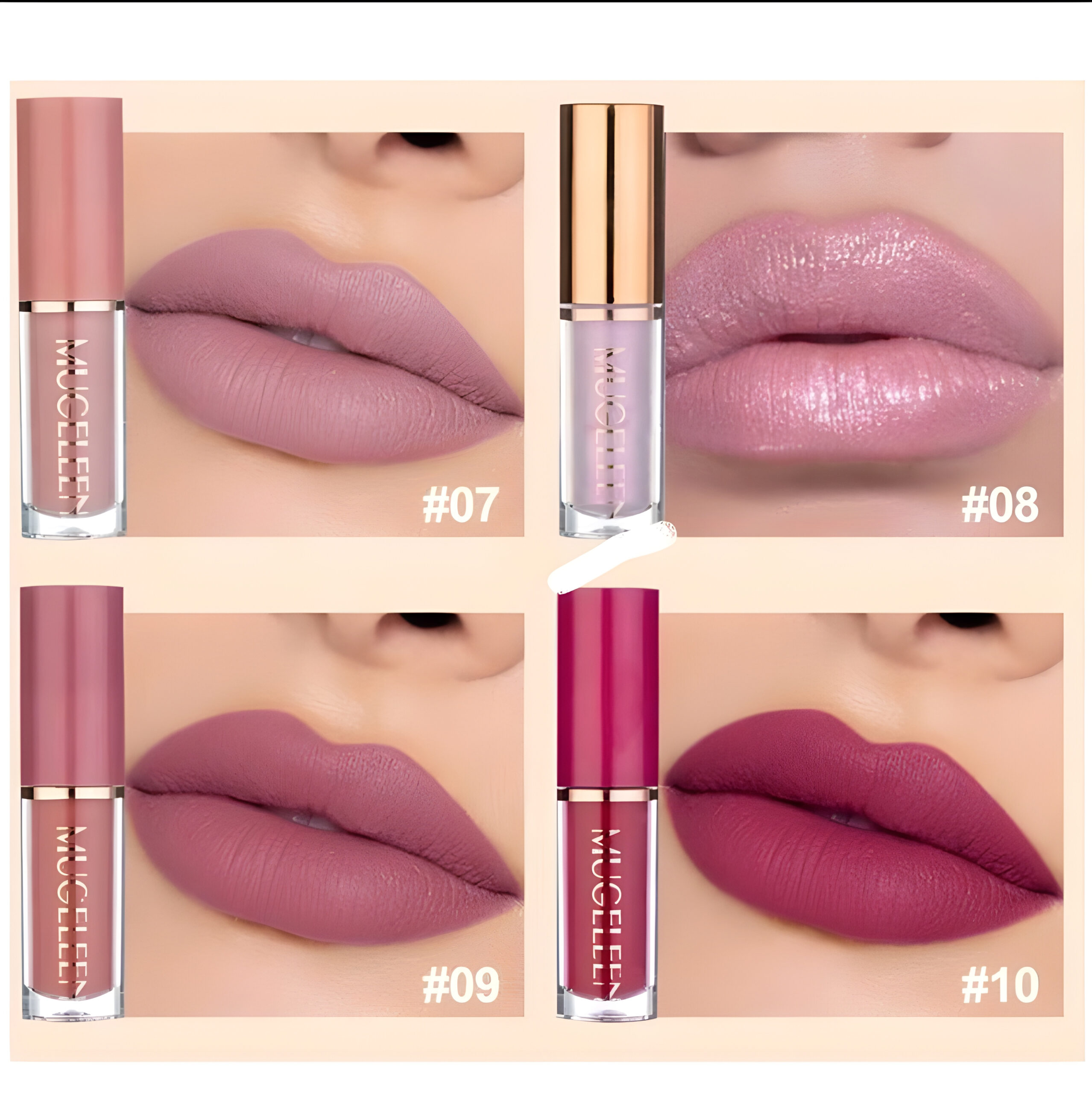 12pcs Lip Gloss Set Makeup, WMU-003