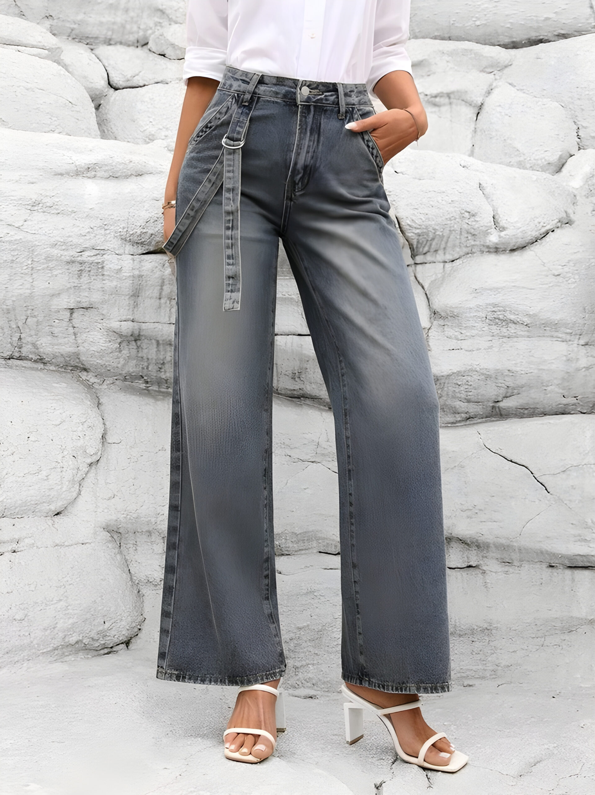 d065123e-89af-4271-80a4-77c5ba9cb386 Front Button Pocket Casual Denim Jeans, WJN-004