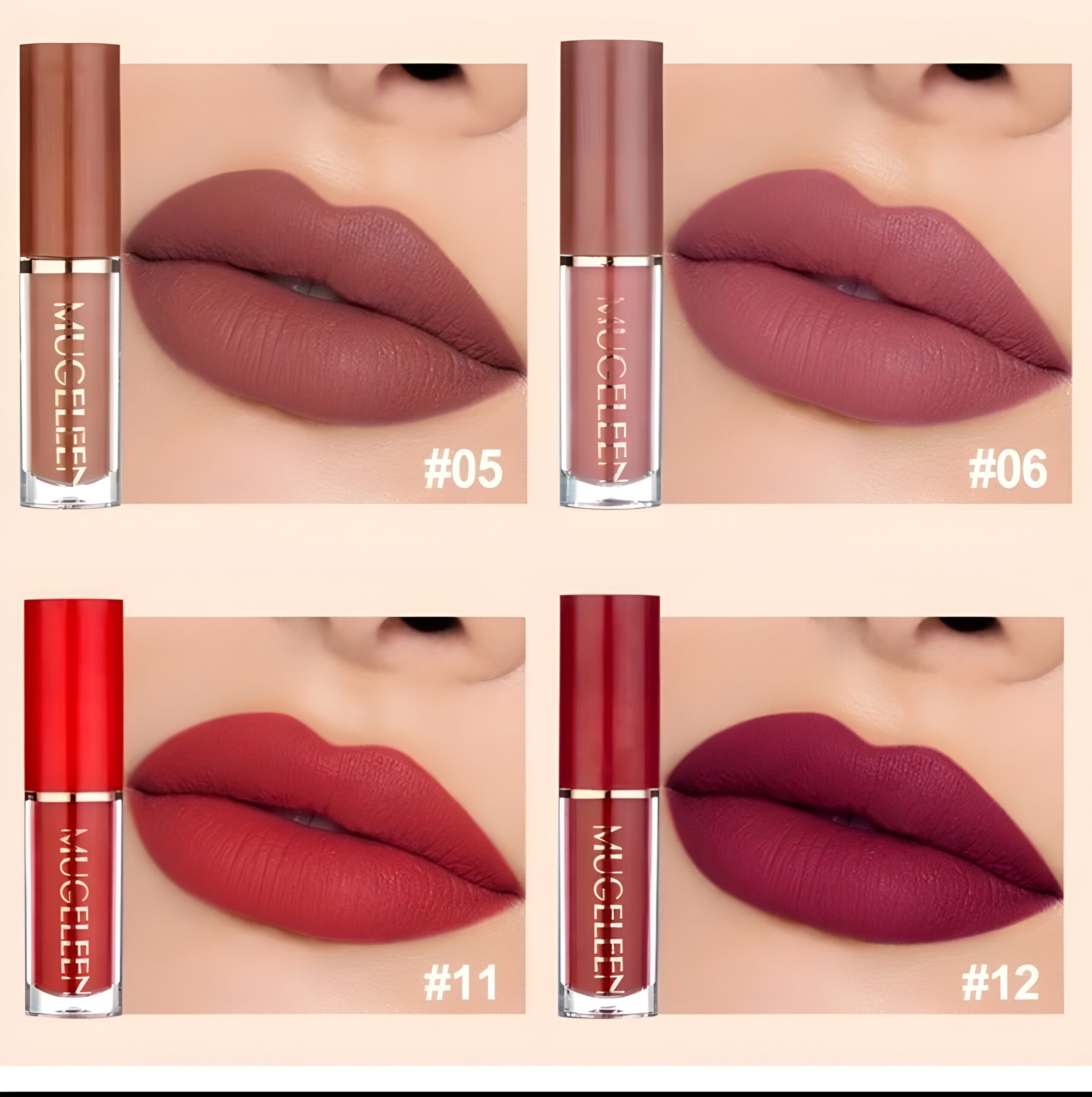 12pcs Lip Gloss Set Makeup, WMU-003