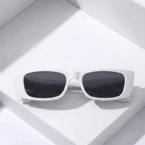 White Frame sunglasses WAC-0024