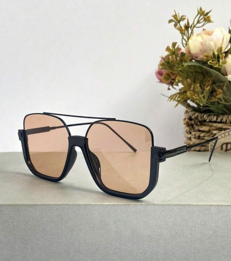 Metal Square Frame Sun Glasses, WAC-0021