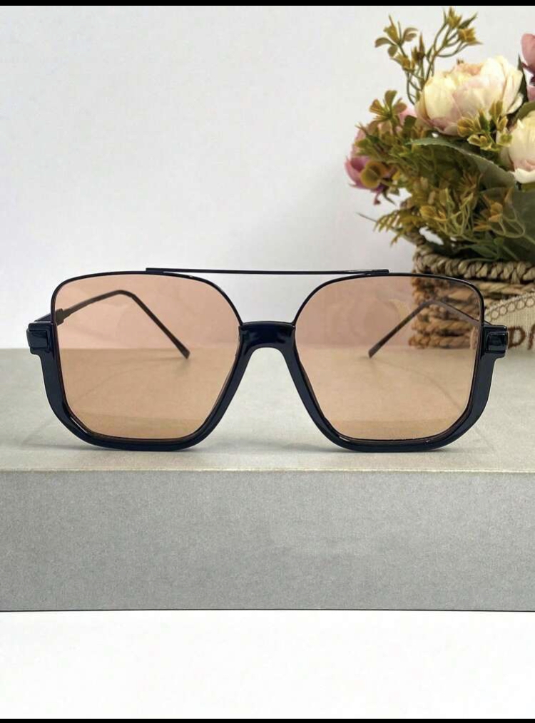 Metal Square Frame Sun Glasses, WAC-0021