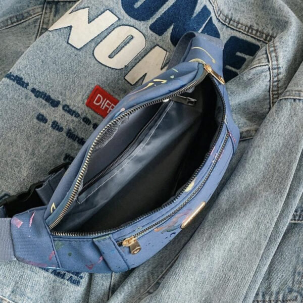 Blue  Shoulder Crossbody Bag, WBG-003