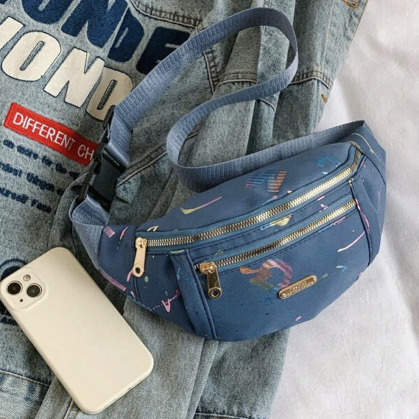 Blue  Shoulder Crossbody Bag, WBG-003