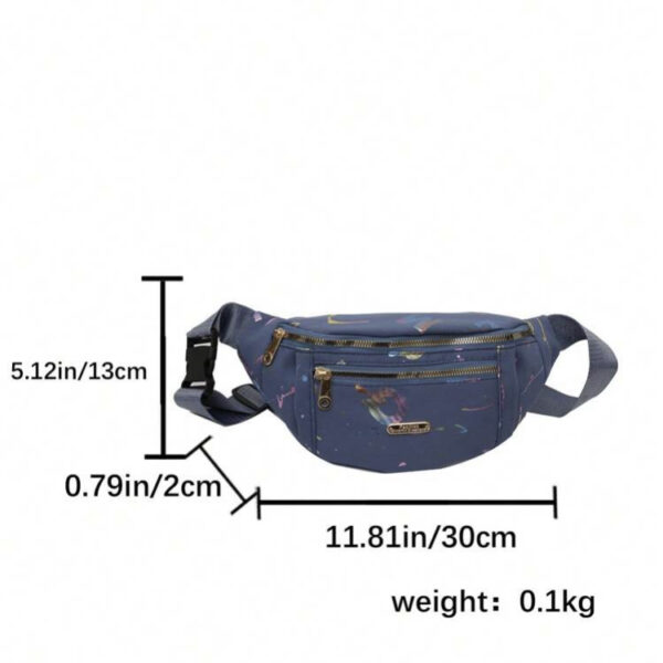 Blue  Shoulder Crossbody Bag, WBG-003