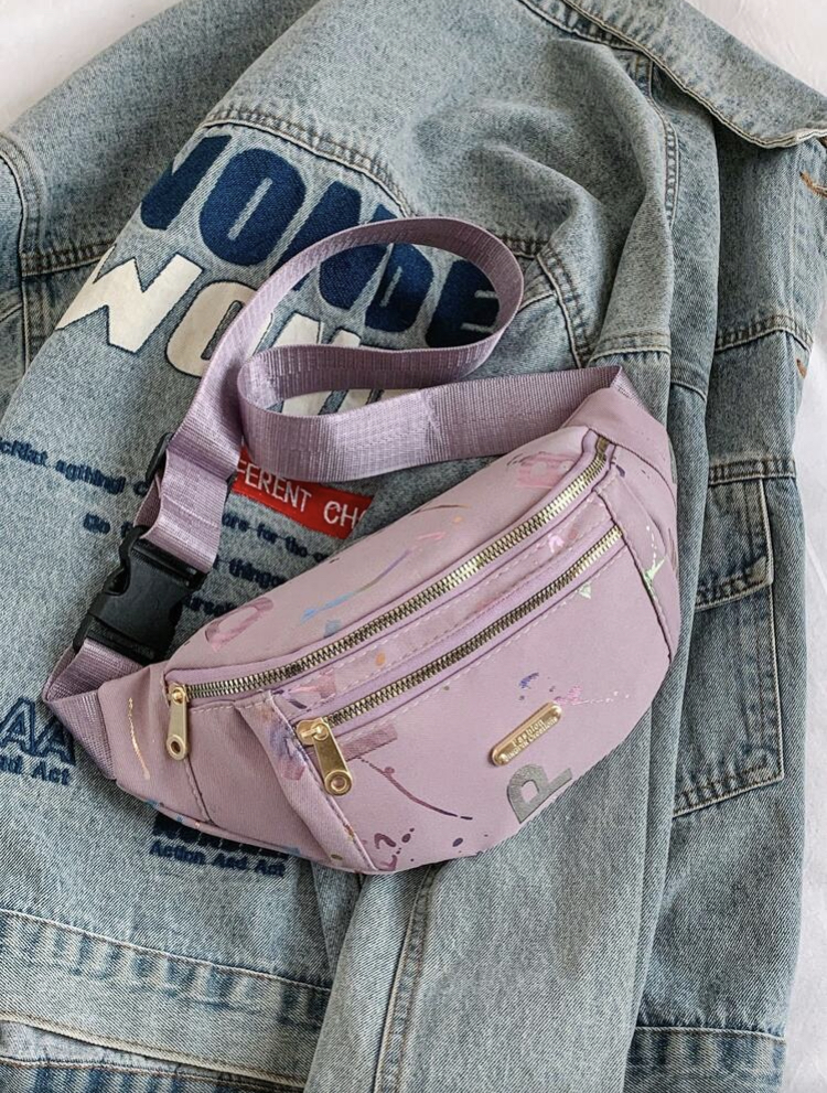 Purple Shoulder Crossbody Bag, WBG-005