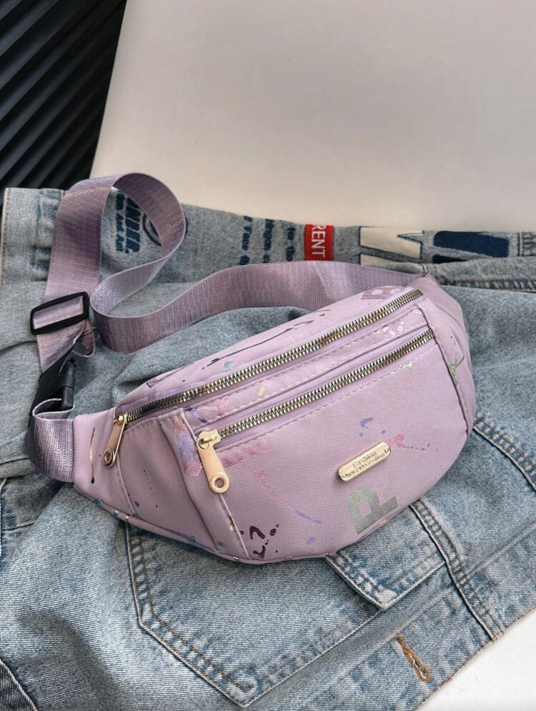 Purple Shoulder Crossbody Bag, WBG-005