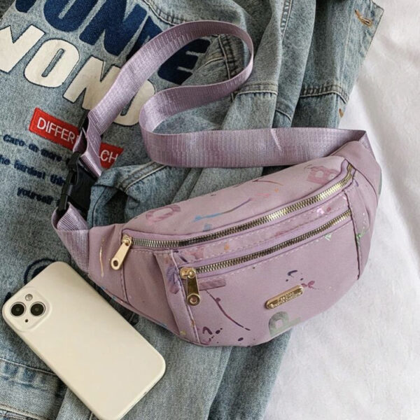 Purple Shoulder Crossbody Bag, WBG-005