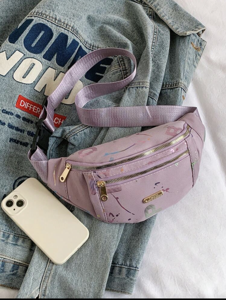 Purple Shoulder Crossbody Bag, WBG-005
