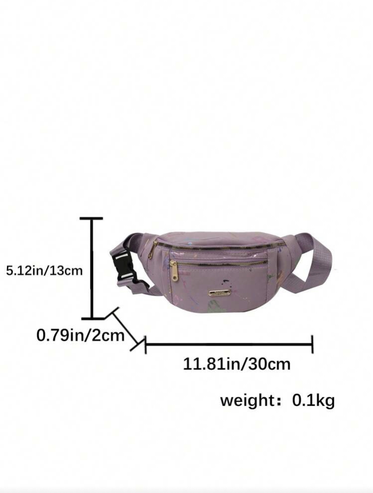 Purple Shoulder Crossbody Bag, WBG-005