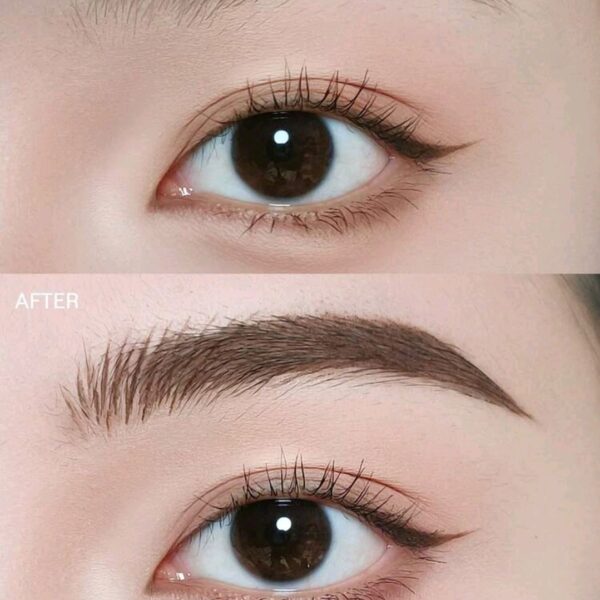 SHEGLAM 2-In-1 ( Chocolate Color ) Brow Pencil-Waterproof Liquid Eyebrow Makeup, WMU-0011