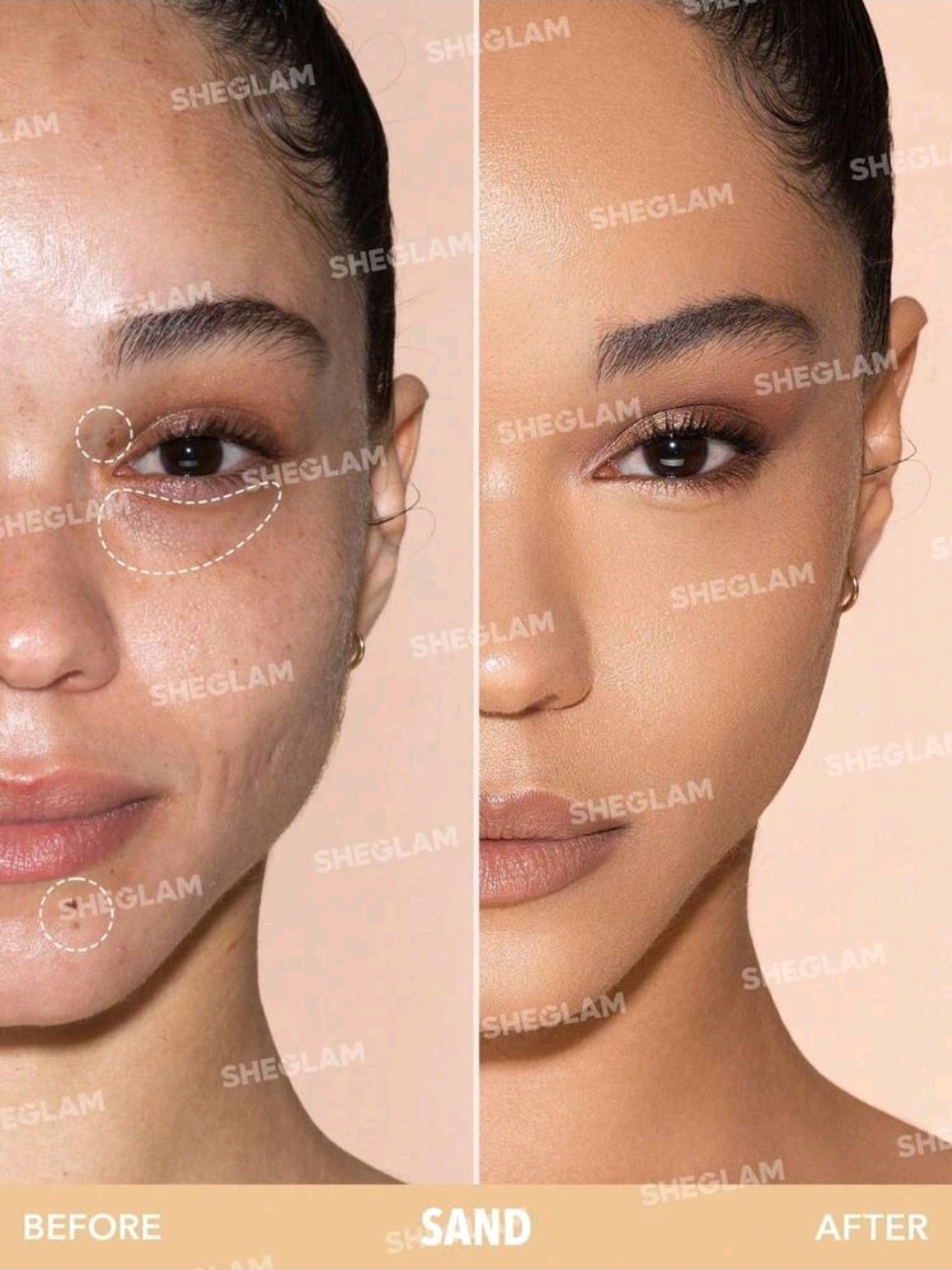 SHEGLAM Concealer-Sand Beauty Cosmetic Makeup, WMU-0015