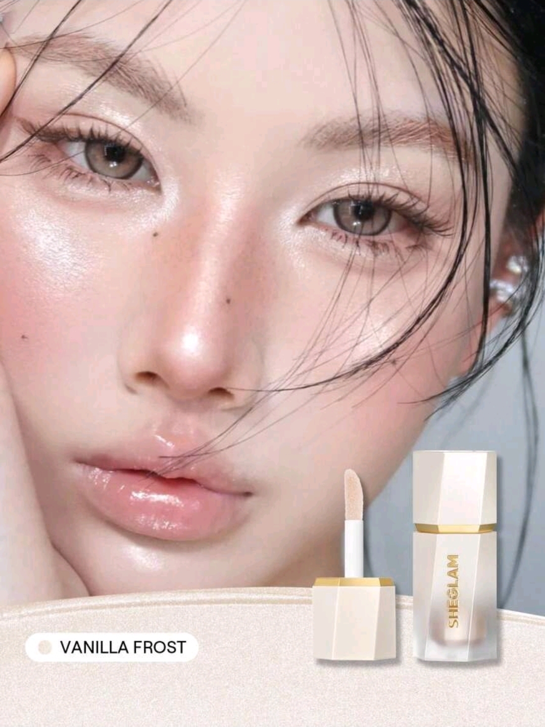 SHEGLAM Glow Bloom Liquid Highlighter-Vanilla Makeup, WMU-0018