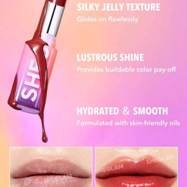 SHEGLAM  Lipstick-Own Your Shine Lip Makeup, WMU-0019