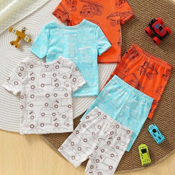 6pcs/Set Baby boy Pajama Set, CHTP-005