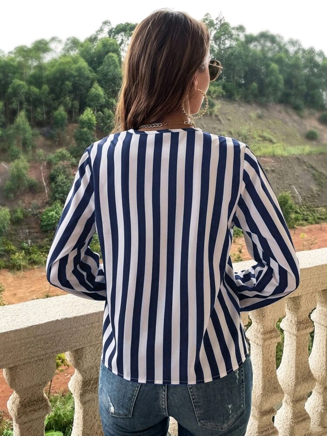 Blouse,Long Sleeve Top, CHTP-006