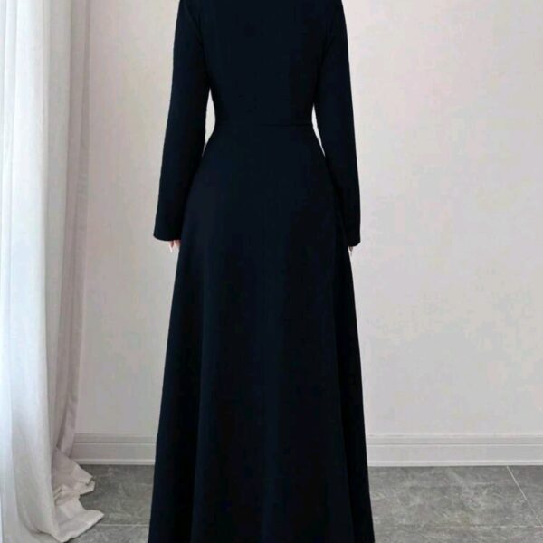Women Elegant Long Sleeve Midi Dress, CHDR-004