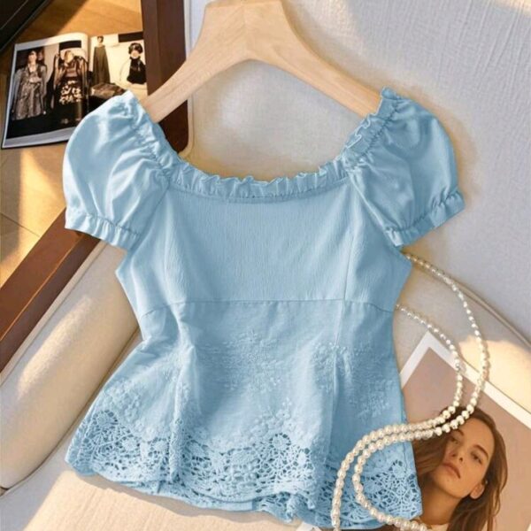 Women Slim Short Shirt, CHTP-005