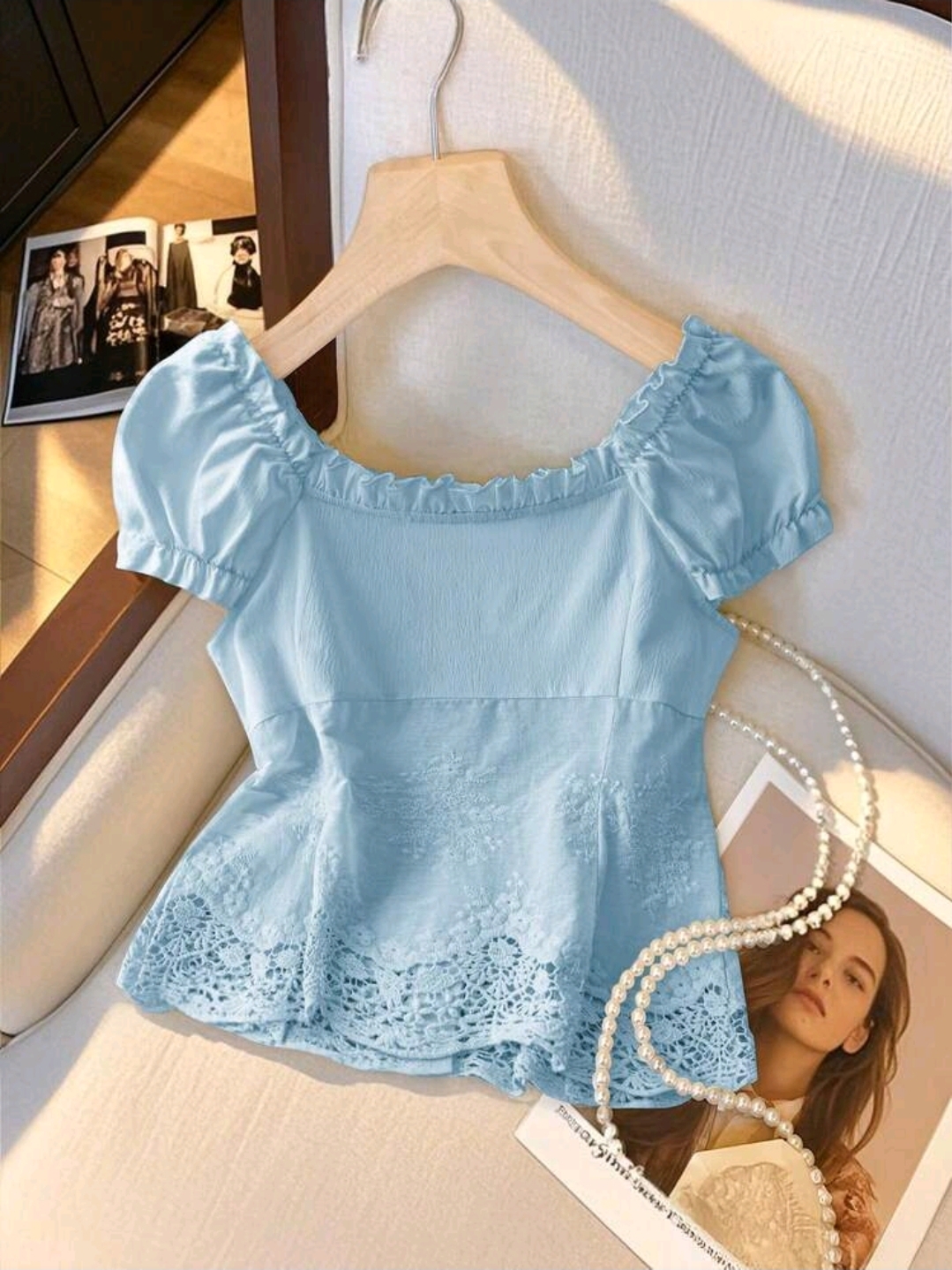 Women Slim Short Shirt, CHTP-005