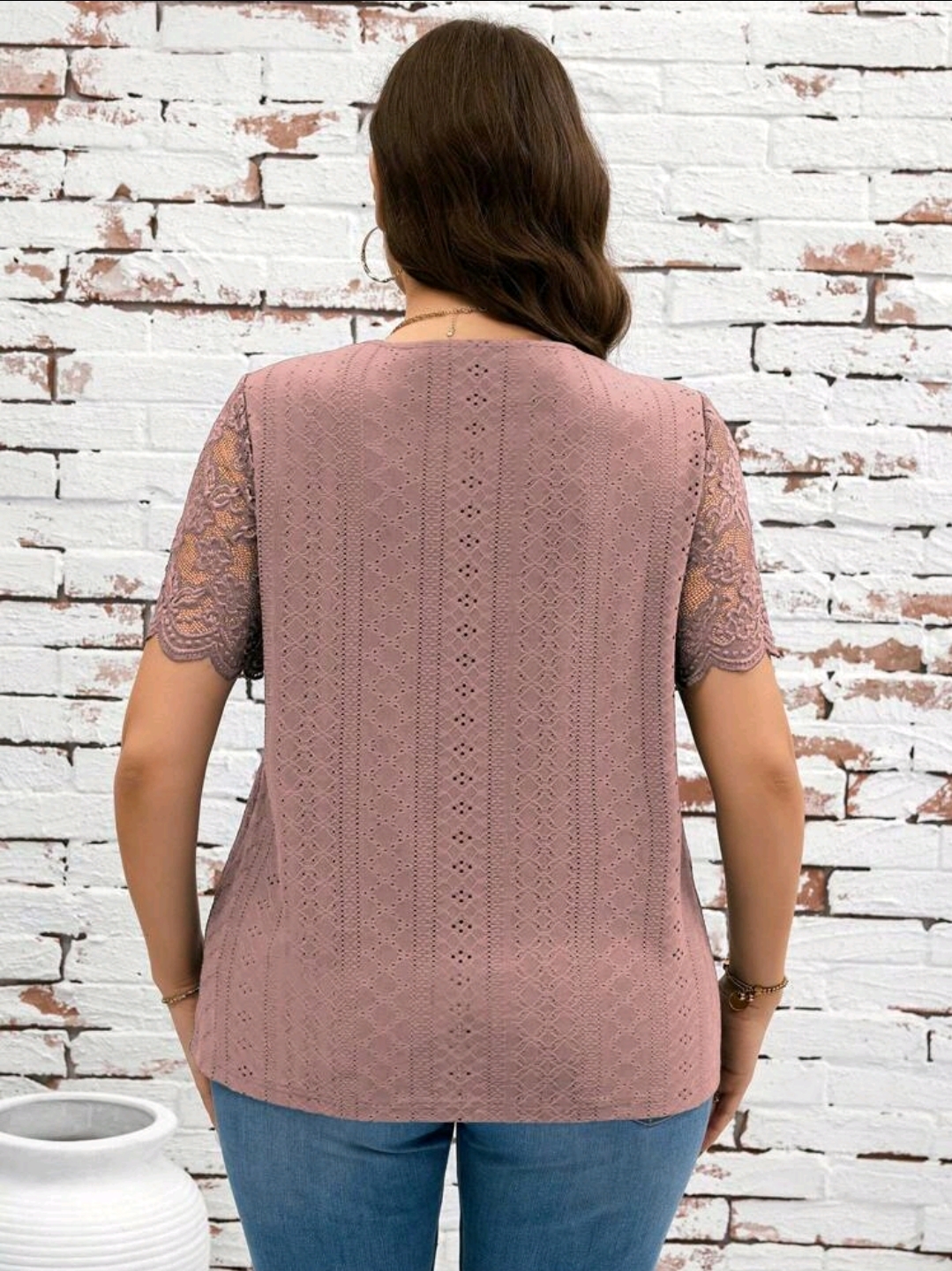 Plus Size Casual Short Sleeve T-Shirt, CHTP-004
