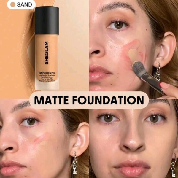 SHEGLAM Matte Foundation-Sand Makeup, WMU-0023