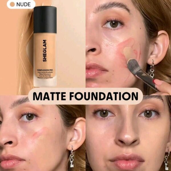 SHEGLAM Matte Foundation-Nude Makeup, WMU-0024