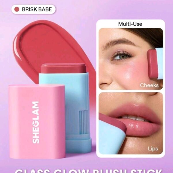 SHEGLAM Glow Blush Stick ( Brisk Baba ) Makeup, WMU-0025